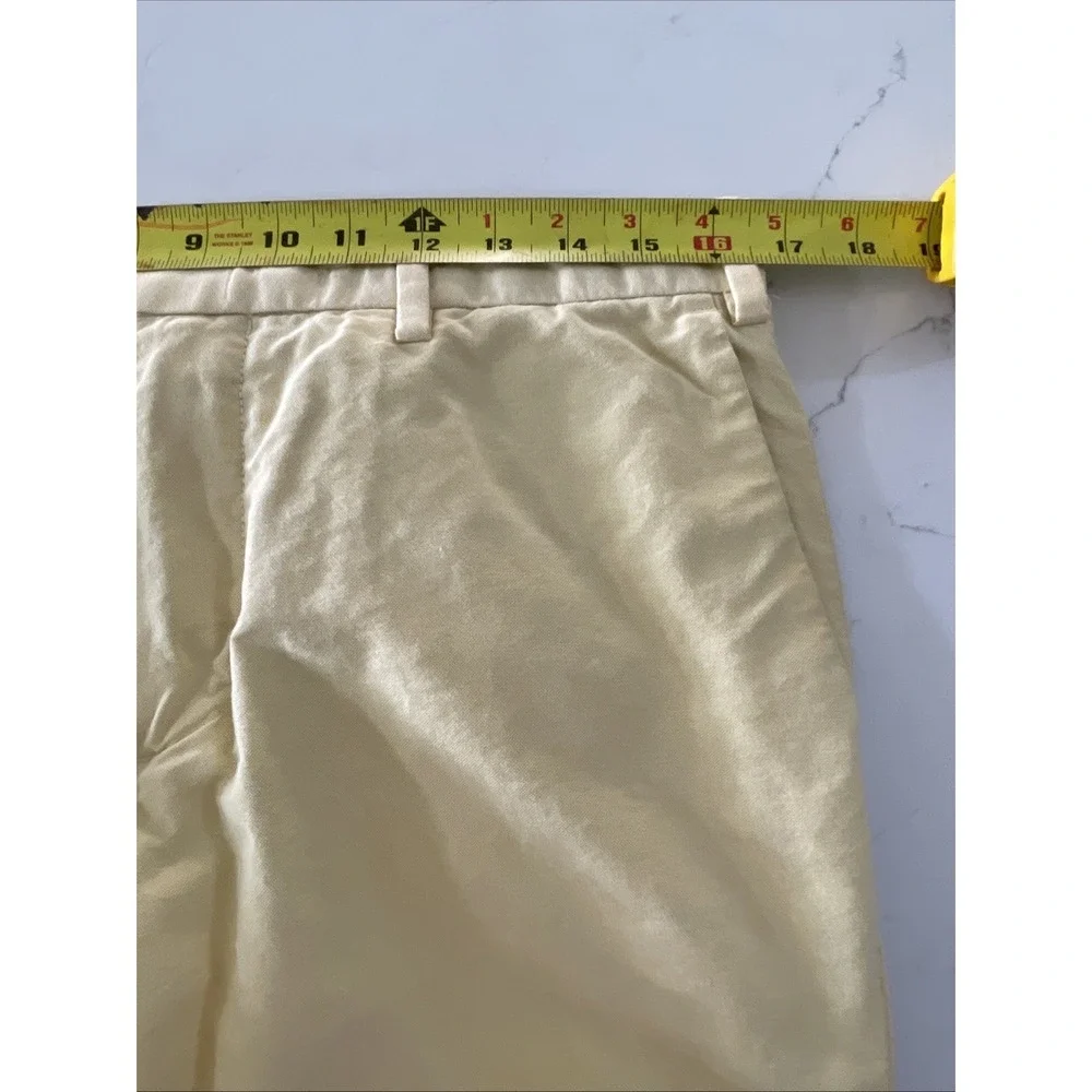 Polo Ralph Lauren Shorts 33 Butter Yellow Classic‎ Fit Chino Casual Preppy Dad